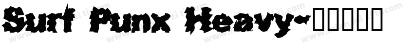 Surf Punx Heavy字体转换